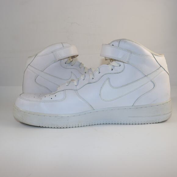 Nike Air Force 1 High Triple White – Men’s Size 17 – Classic AF1 Style - Picture 5 of 7
